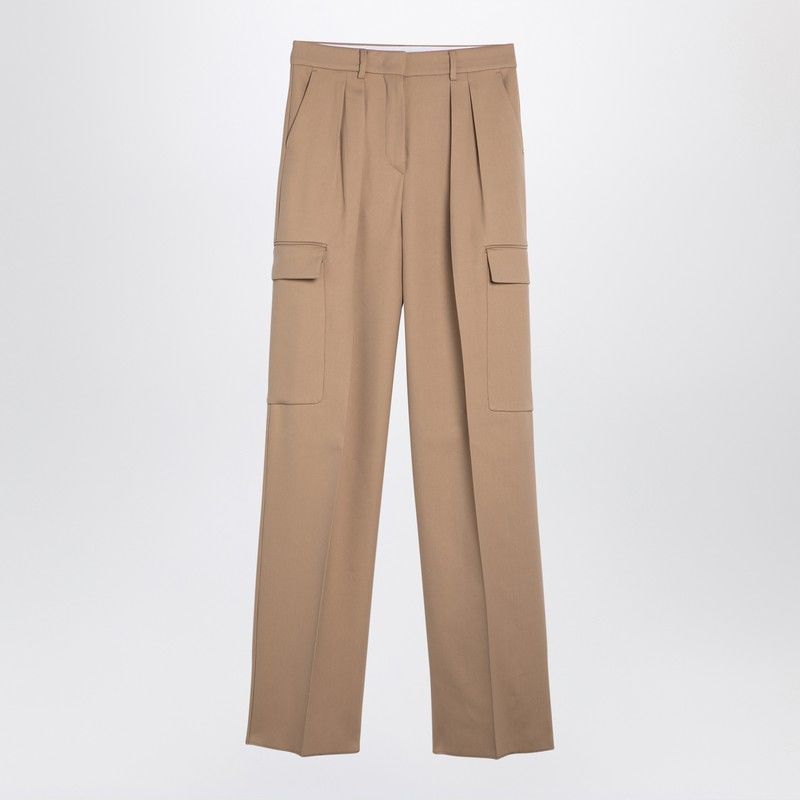 Sportmax 女士 FW24 长裤 Caramel-coloured 工装裤子