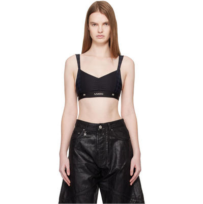 Amiri 埃米尔 女士 背心 黑色 MA Quad 运动文胸