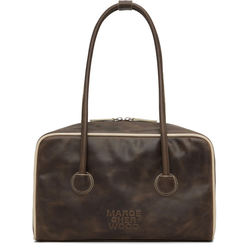 MARGESHERWOOD 女士 手提包 棕色 Soft Boston 手提包
