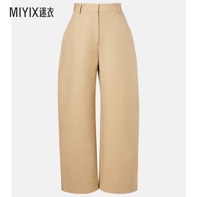 Acne Studios 女款棉质缎面阔腿裤 迷衣时尚