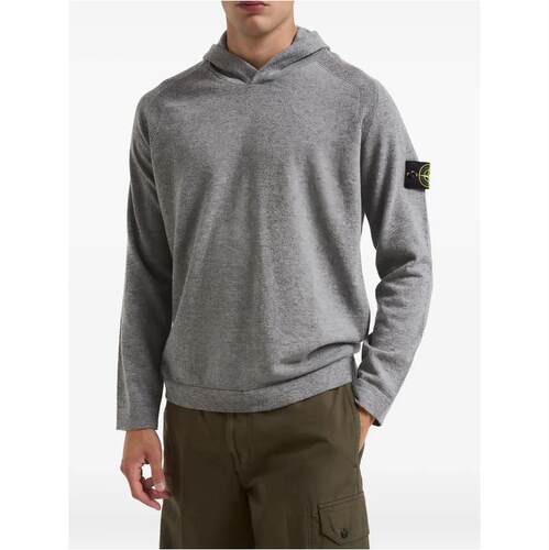 Stone Island 石头岛 男士 FW25 上衣 5100015 连帽拼缀针织衫