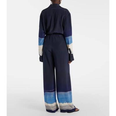 SIR. 女士 长裤 Mariner crêpe 真丝阔腿裤