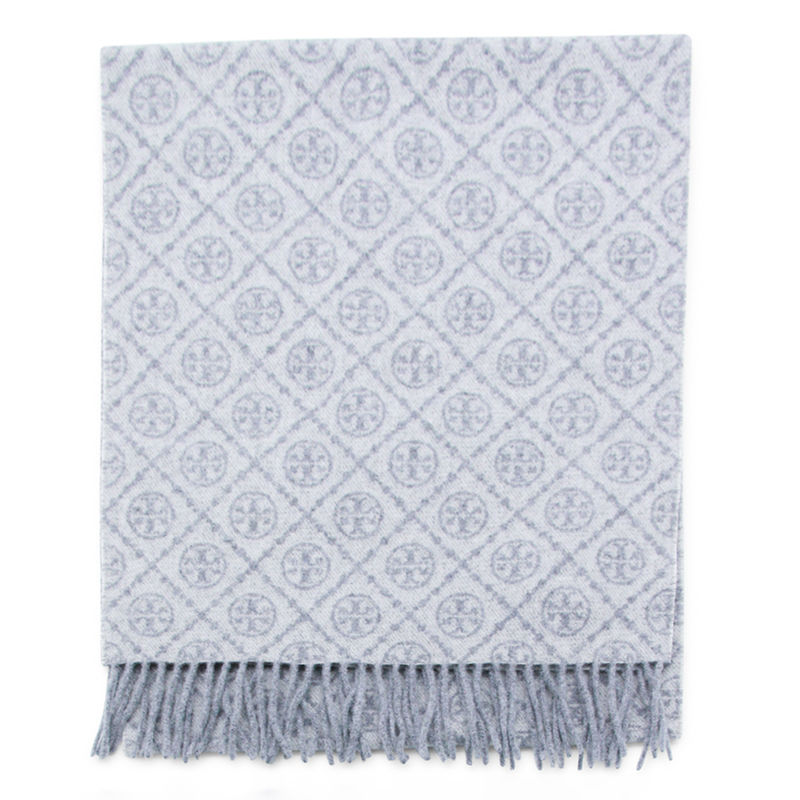 TORY BURCH汤丽柏绮 女士 26春新品 围巾 T 字母印花流苏围巾