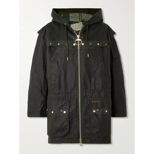Barbour 巴伯尔 女士 SS26 夹克 Aberford 连帽打蜡棉
