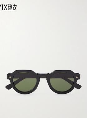 AHLEM 男款Grenelle 圆框醋纤太阳眼镜 迷衣时尚