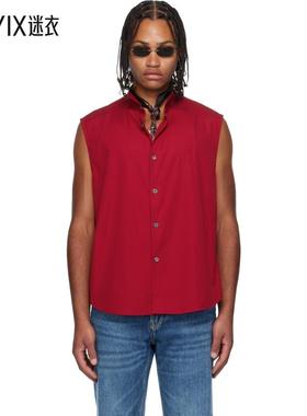 Our Legacy 男款红色 Wing Sleeveless 衬衫 迷衣时尚