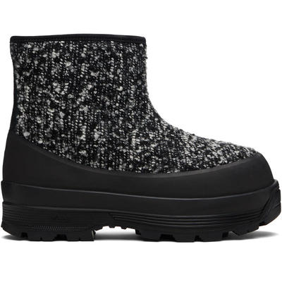 Diemme 男士 短靴 黑色  白色 Badia Shearling 踝靴