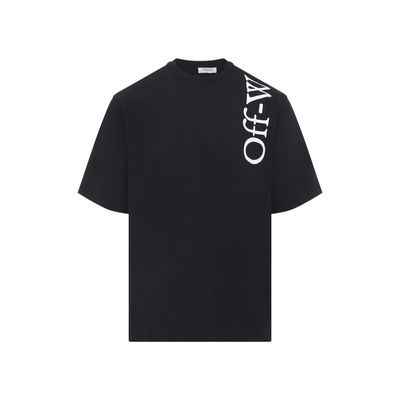 Off-White 男士 FW26 上衣 VERTICAL BOOKISH SKATE S/S 黑色T恤
