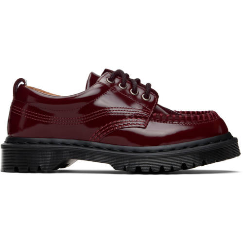 Dr. Martens 马丁博士 女士 休闲皮鞋 酒红色 Lowell 德比鞋
