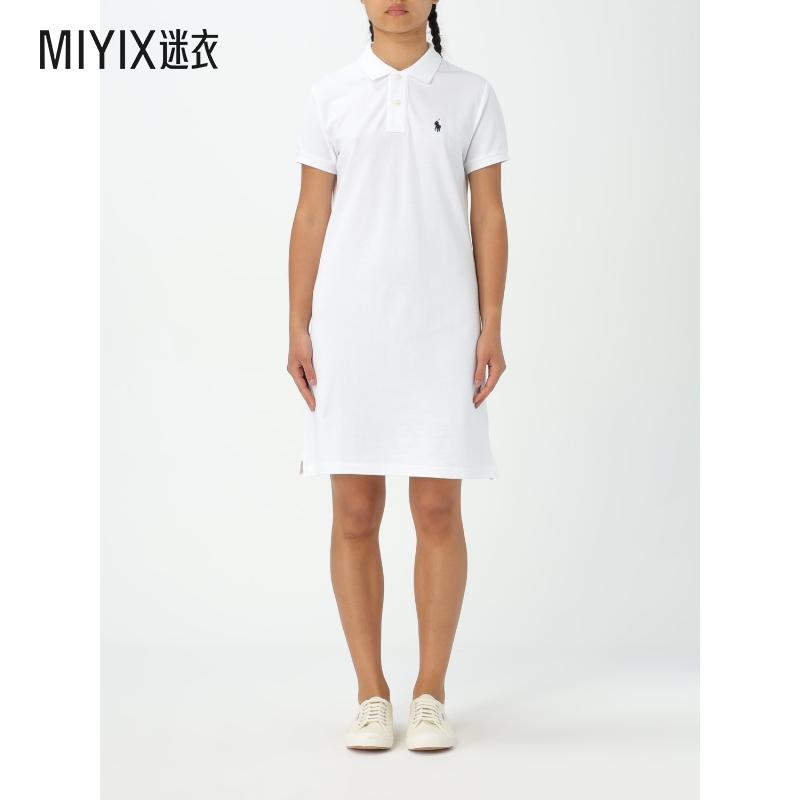 Polo Ralph Lauren拉夫劳伦 女士 logo polo领连衣裙 迷衣时尚