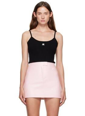 Courrèges 女士 背心 黑色 Reedition 系列背心