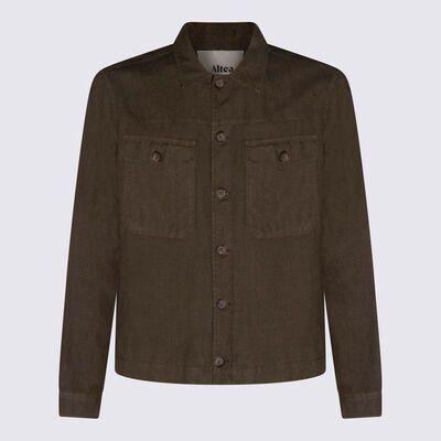 Altea Milano 男士 SS26 夹克 Altea 纽扣前襟实用