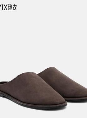 A EMERY 女款Spencer 绒面革凉拖 迷衣时尚