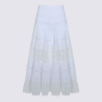 Charo Ruiz Ibiza 女士 SS26 中长裙 CharoRuiz 白色半身裙