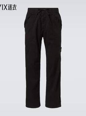 Stone Island石头岛 男款Compass 棉混纺斜纹布长裤 迷衣时尚