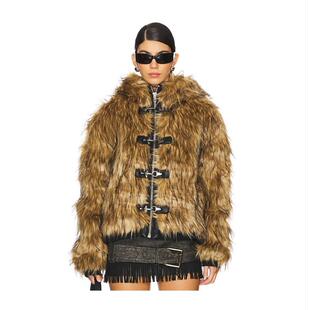 Mendoza Jaded 夹克 女士 人造皮草 London