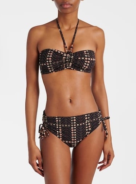 Isabel Marant Étoile 女款Prudige 印花中腰比基尼下装 迷衣时尚