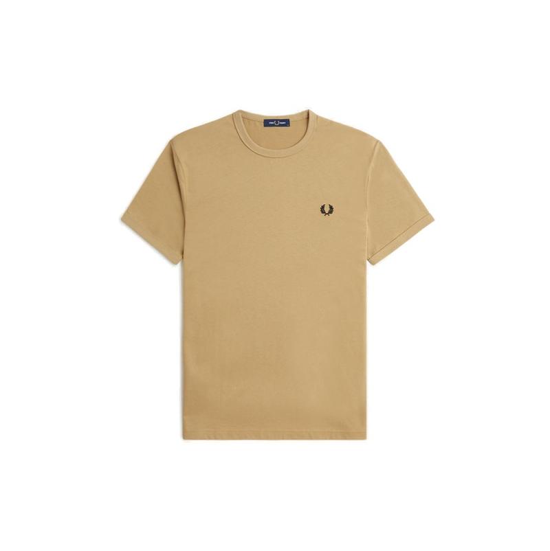 Fred Perry 弗莱德.派瑞 男士 T恤 Ringer 徽标刺绣圆领 T 恤图片