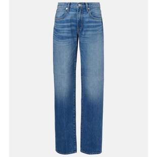 低腰阔腿牛仔裤 SLVRLAKE Ellie 牛仔长裤 女士