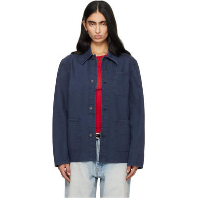 TONYWACK 女士 夹克 紫色 Garment Washed Cotton Utility