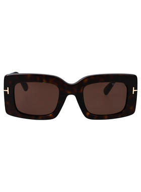 Tom Ford 汤姆·福特 女士 SS25 太阳镜 雪茄色醋纤太阳眼镜