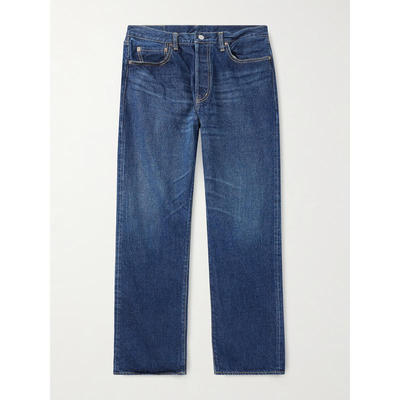 Remi Relief 男士 SS26 牛仔长裤 1954 直筒短款磨破牛仔裤