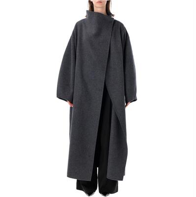 The Frankie Shop 女士 FW26 大衣 LEROY 灰色羊毛