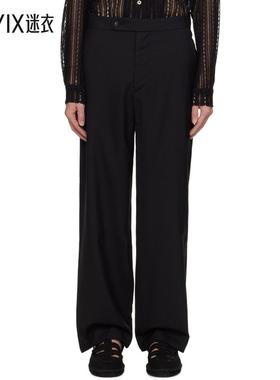 Bode  黑色 Side Buckle 长裤 男 迷衣时尚