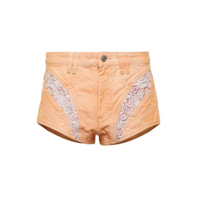 isabel marant 伊莎贝尔·玛兰 女士 牛仔短裤 Neida 刺绣