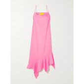 MARQUES 不对称荷叶边天丝中长连衣裙 中长连衣裙 ALMEIDA 女士