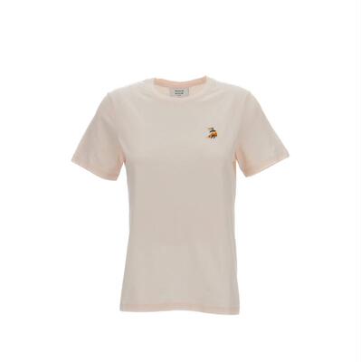Maison Kitsuné 女士 SS26 T恤 粉色 Dreaming Fox Regular