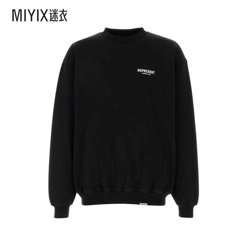 【春夏新品】Represent Owners Club 黑色棉质运动衫 男款 迷衣时