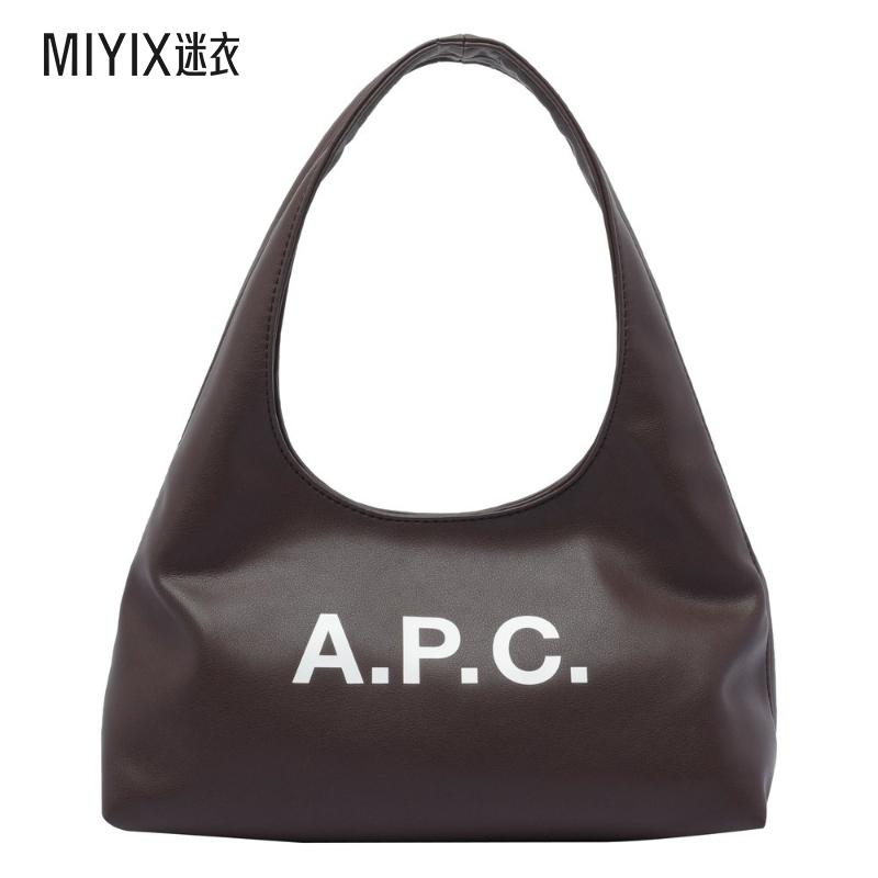 【秋季新品】A.P.C. 女款APC Baby Ninon 標誌印花單肩包 迷衣时