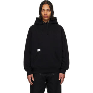 WTAPS 男士 卫衣 黑色 AON 连帽衫