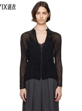 Issey Miyake 女款黑色 Chiffon Twist BK/WT-56 上装 迷衣时尚