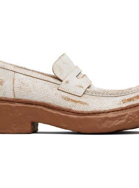 Camperlab 男士 乐福鞋 棕色  白色 Vamonos 乐福鞋