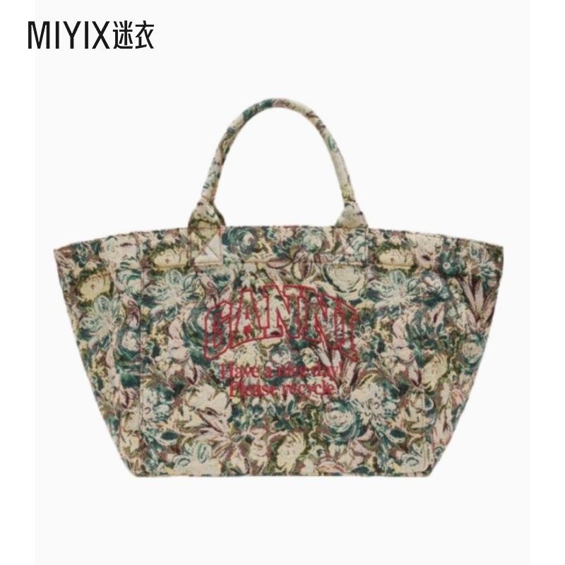 【秋冬新品】Ganni XXL 雙面手提包女款 迷衣时尚