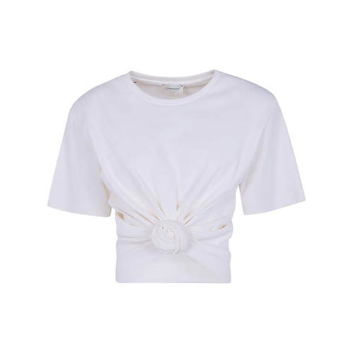 Magda Butrym 女士 FW26 T恤 扭纹短款