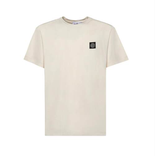 Stone Island 石头岛 男士 T恤 Stone Island 徽标贴饰圆领 T 恤