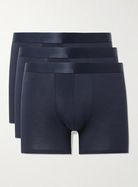 CDLP 男士 SS26 平角内裤 三件套弹力莱赛尔纤维平角内裤