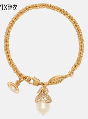 Vivienne Westwood西太后女款Lucille 精饰链条手链迷衣时尚