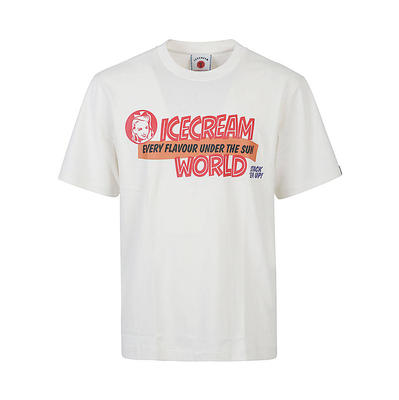 ICECREAM 男士 FW25 T恤 Polos 白色