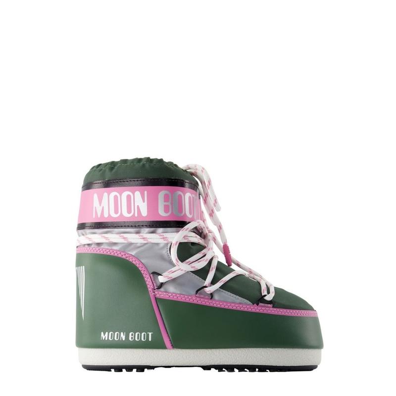 Moon Boot 女士 FW25 靴子 Icon 低筒繫帶雪靴