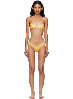 Haight 女士 比基尼 黄色 Monica  Leila 比基尼