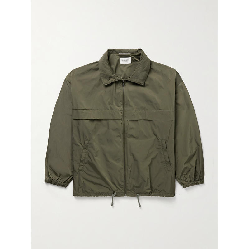 Saint Laurent 男士 FW25 夹克 拉鍊高領夾克