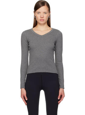 FLORE FLORE 女士 T恤 灰色 Jill 长袖 T 恤