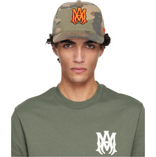 Amiri 埃米尔 男士 棒球帽 卡其色 MA Outline Camo官网直邮进口