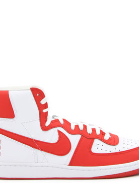 Comme des Garçons川久保玲 Homme Plus 男士白色红色皮质运动鞋