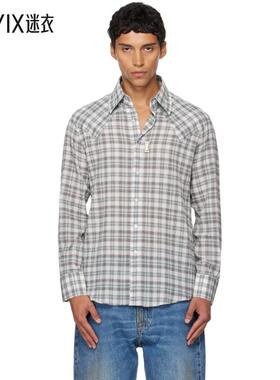 Carter Young 男款绿色 Western Business 衬衫 迷衣时尚