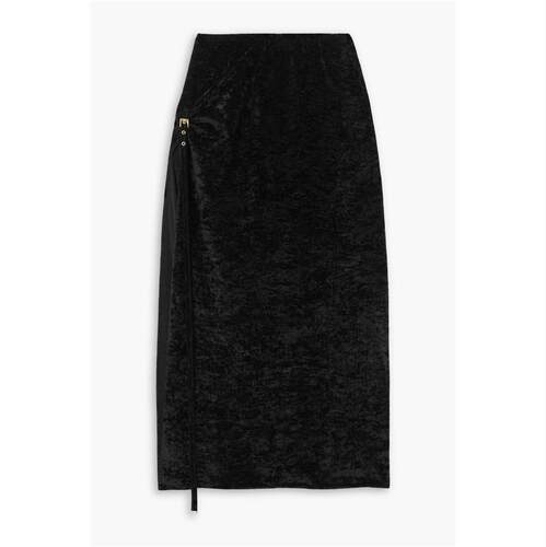 Jacquemus 雅克慕斯 女士 中长裙 Stretch-Velour 精饰中长半身裙